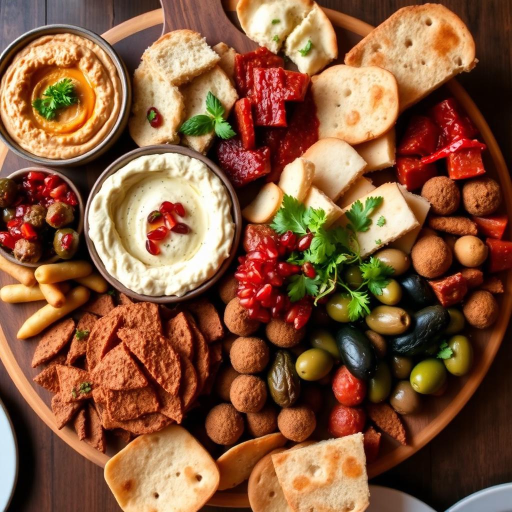 Leaves Mezze Platter